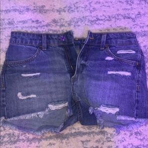 h&m jean shorts